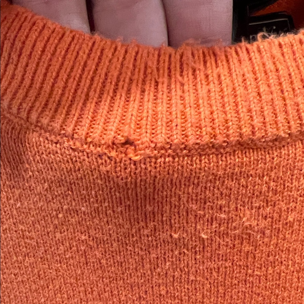 Abercrombie & Fitch Sweatshirt M Orange Moose Graphic Logo Crewneck Soft Preppy - Picture 5 of 10